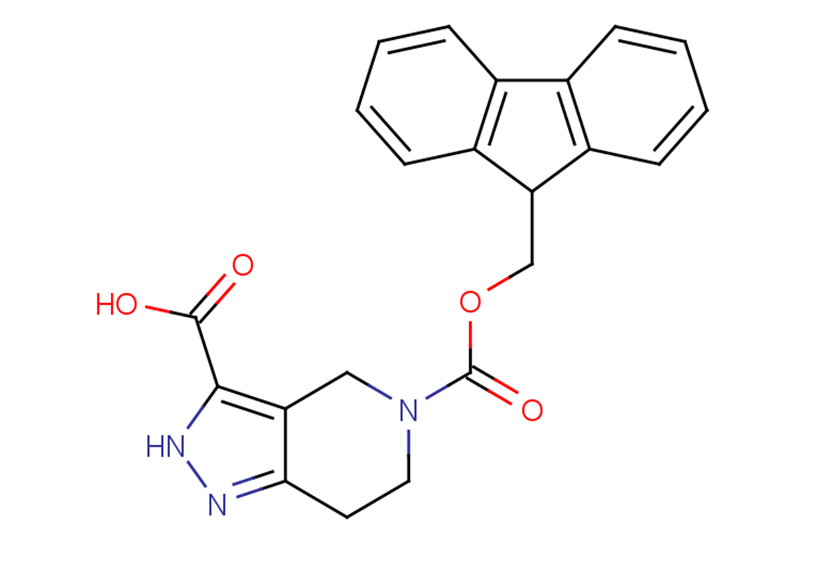 5-[(9H-fluoren-9-ylmethoxy)carbonyl]-2H,4H,5H,6H,7H-pyrazolo[4,3-c]pyridine-3-carboxylic acid