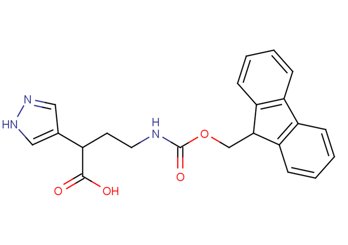 4-{[(9H-fluoren-9-ylmethoxy)carbonyl]amino}-2-(1H-pyrazol-4-yl)butanoic acid
