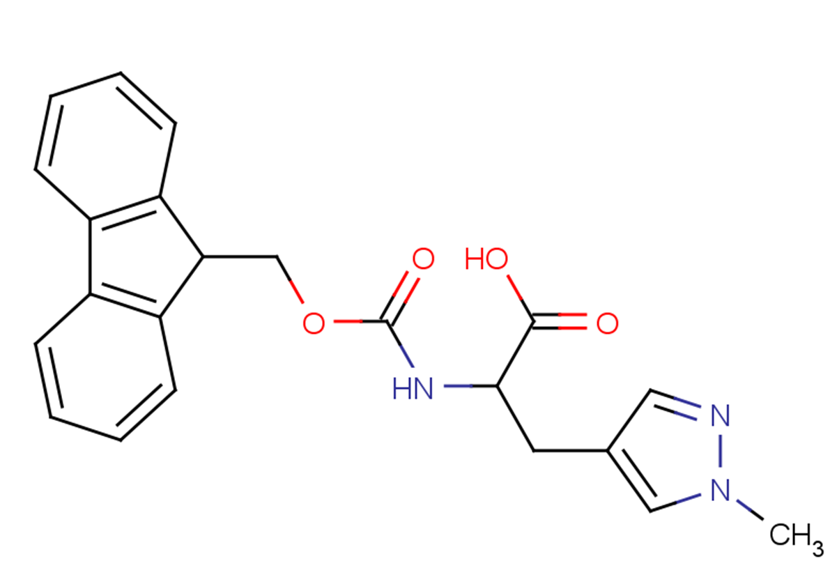 2-{[(9H-fluoren-9-ylmethoxy)carbonyl]amino}-3-(1-methyl-1H-pyrazol-4-yl)propanoic acid