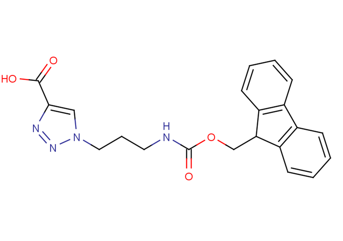 1-(3-{[(9H-fluoren-9-ylmethoxy)carbonyl]amino}propyl)-1H-1,2,3-triazole-4-carboxylic acid