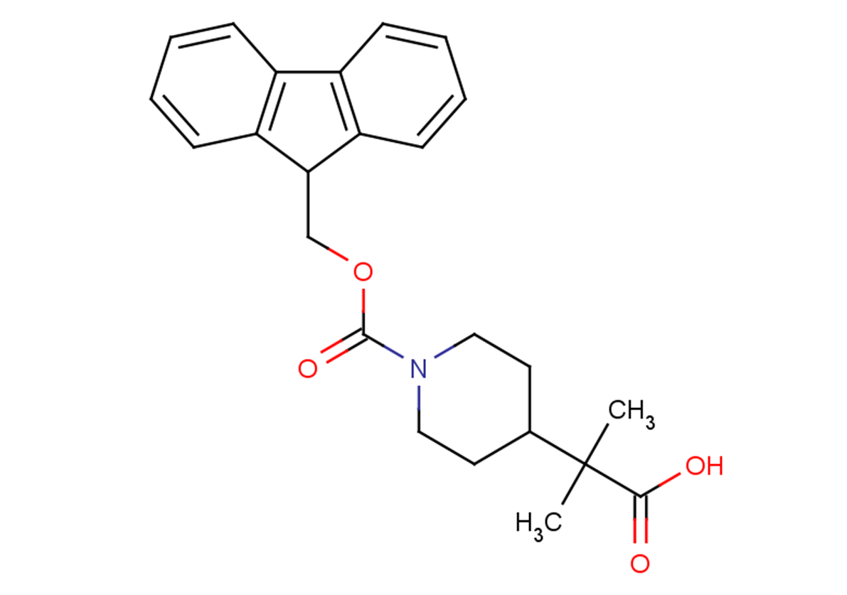 2-{1-[(9H-fluoren-9-ylmethoxy)carbonyl]piperidin-4-yl}-2-methylpropanoic acid