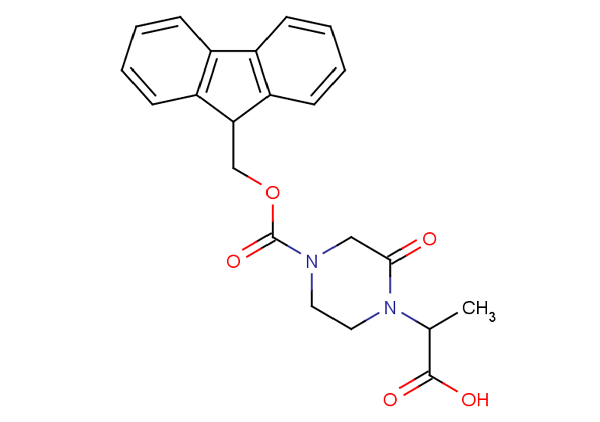 2-{4-[(9H-fluoren-9-ylmethoxy)carbonyl]-2-oxopiperazin-1-yl}propanoic acid