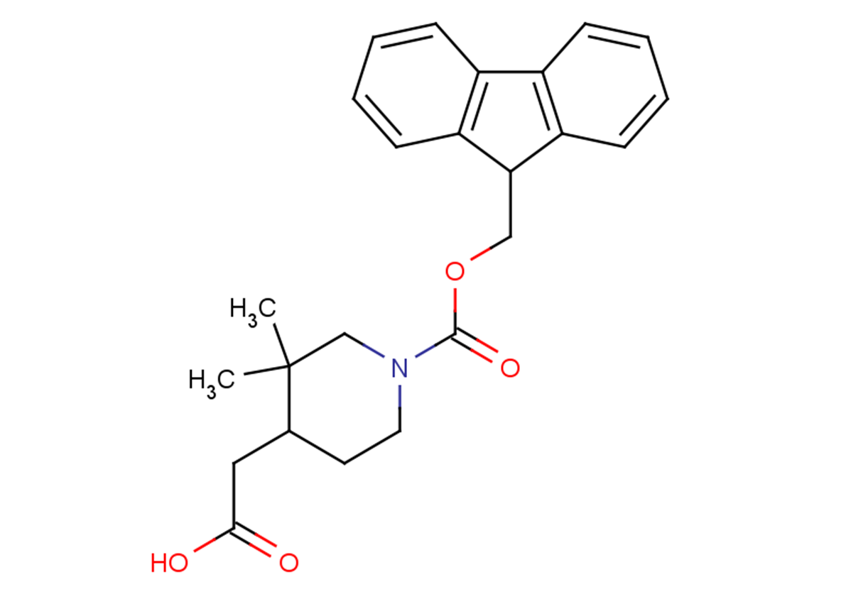 2-{1-[(9H-fluoren-9-ylmethoxy)carbonyl]-3,3-dimethylpiperidin-4-yl}acetic acid