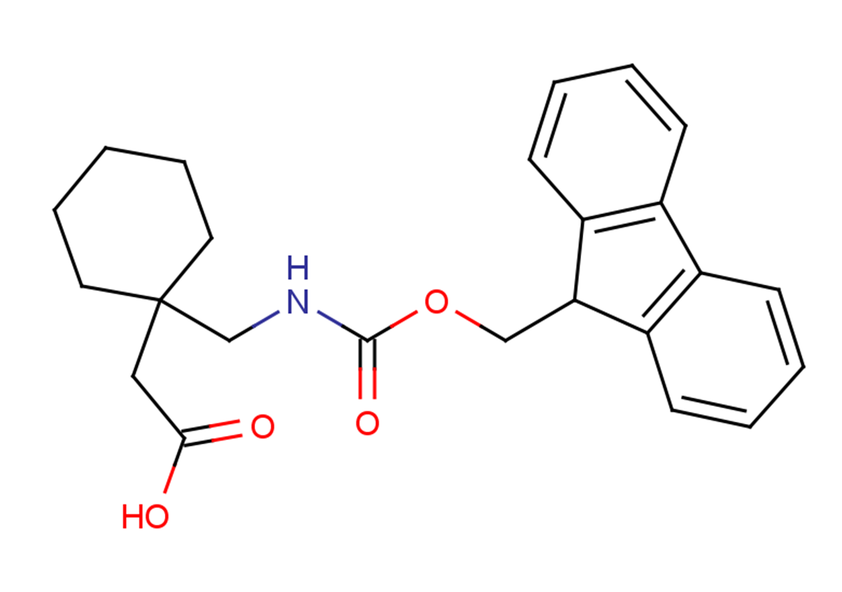 2-[1-({[(9H-fluoren-9-ylmethoxy)carbonyl]amino}methyl)cyclohexyl]acetic acid