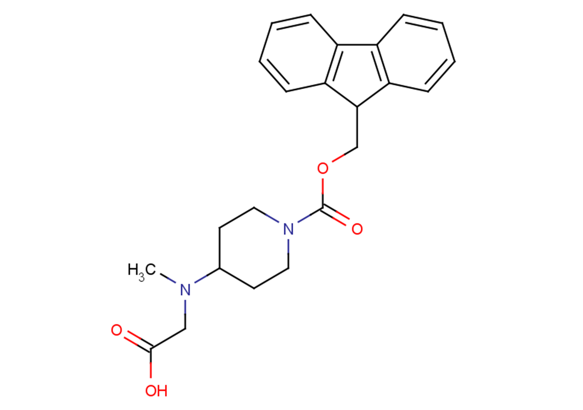 2-({1-[(9H-fluoren-9-ylmethoxy)carbonyl]piperidin-4-yl}(methyl)amino)acetic acid