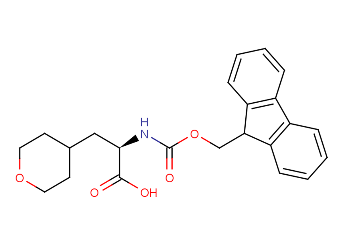 (2R)-2-{[(9H-fluoren-9-ylmethoxy)carbonyl]amino}-3-(oxan-4-yl)propanoic acid