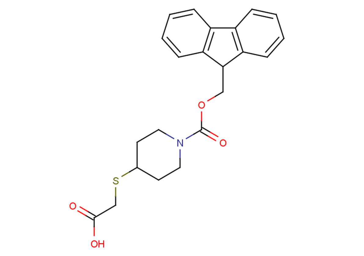 2-({1-[(9H-fluoren-9-ylmethoxy)carbonyl]piperidin-4-yl}sulfanyl)acetic acid