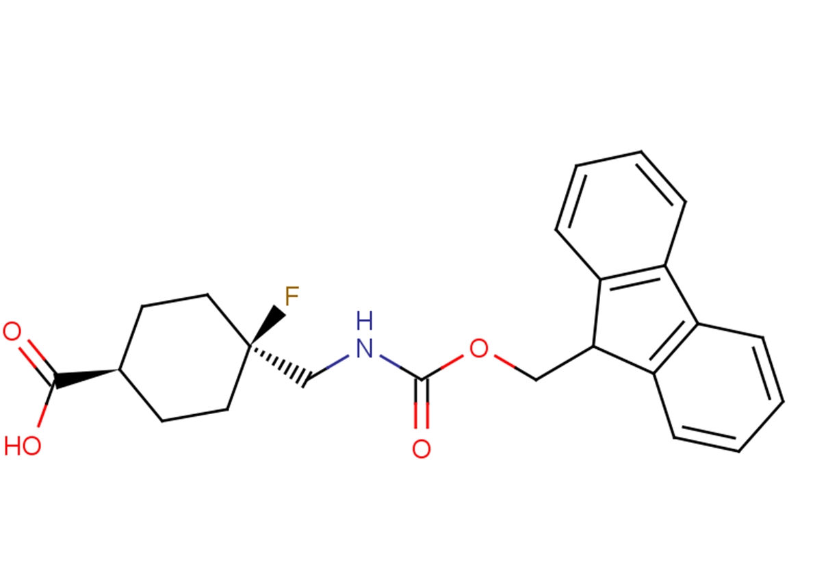 4-({[(9H-fluoren-9-ylmethoxy)carbonyl]amino}methyl)-4-fluorocyclohexane-1-carboxylic acid