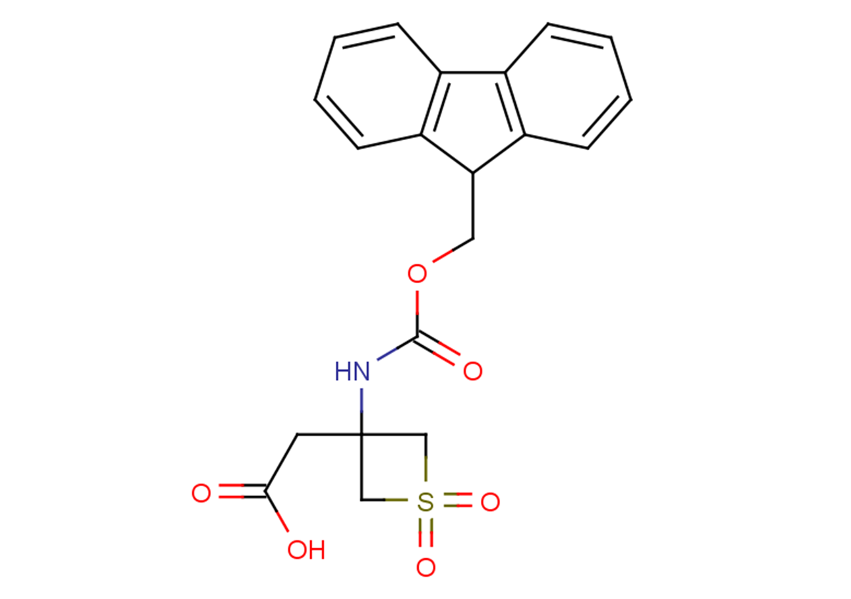 2-(3-{[(9H-fluoren-9-ylmethoxy)carbonyl]amino}-1,1-dioxo-1$l^{6}-thietan-3-yl)acetic acid