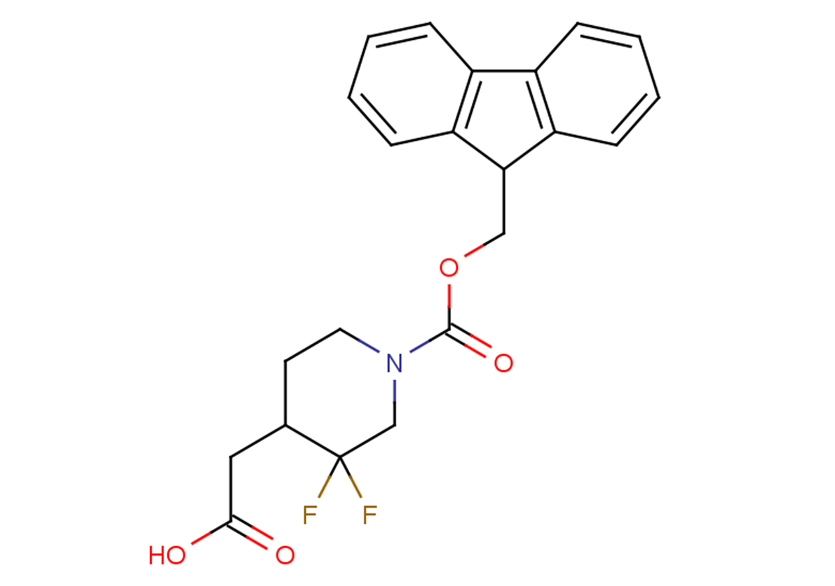 2-{1-[(9H-fluoren-9-ylmethoxy)carbonyl]-3,3-difluoropiperidin-4-yl}acetic acid