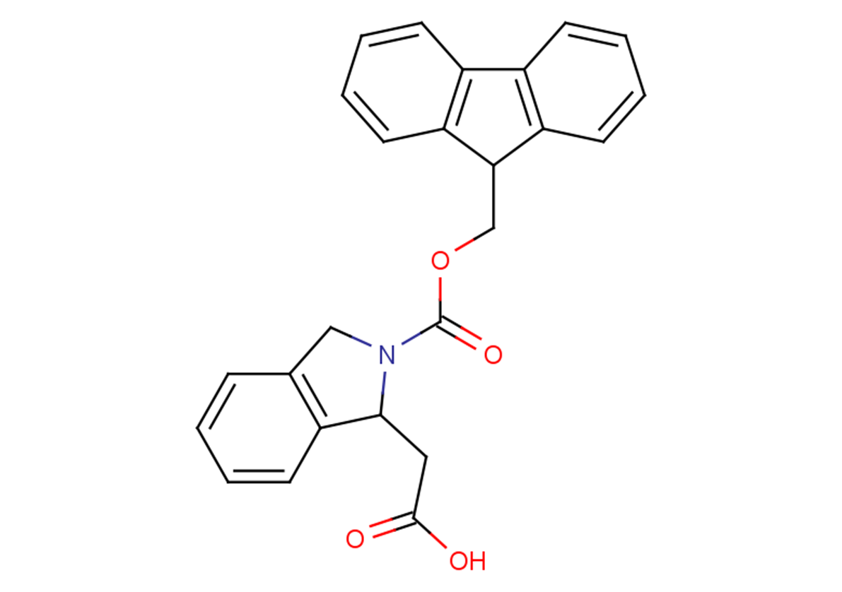 2-{2-[(9H-fluoren-9-ylmethoxy)carbonyl]-2,3-dihydro-1H-isoindol-1-yl}acetic acid