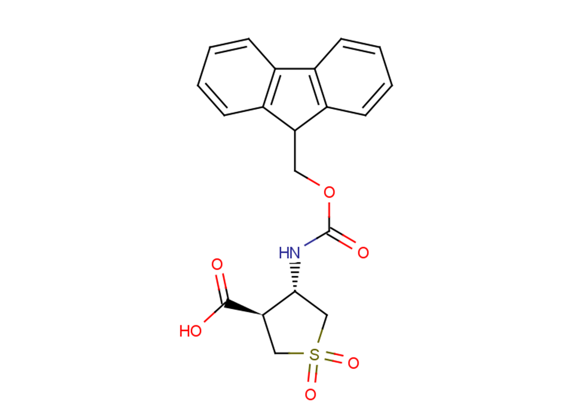 (3R,4S)-4-{[(9H-fluoren-9-ylmethoxy)carbonyl]amino}-1,1-dioxo-1$l^{6}-thiolane-3-carboxylic acid