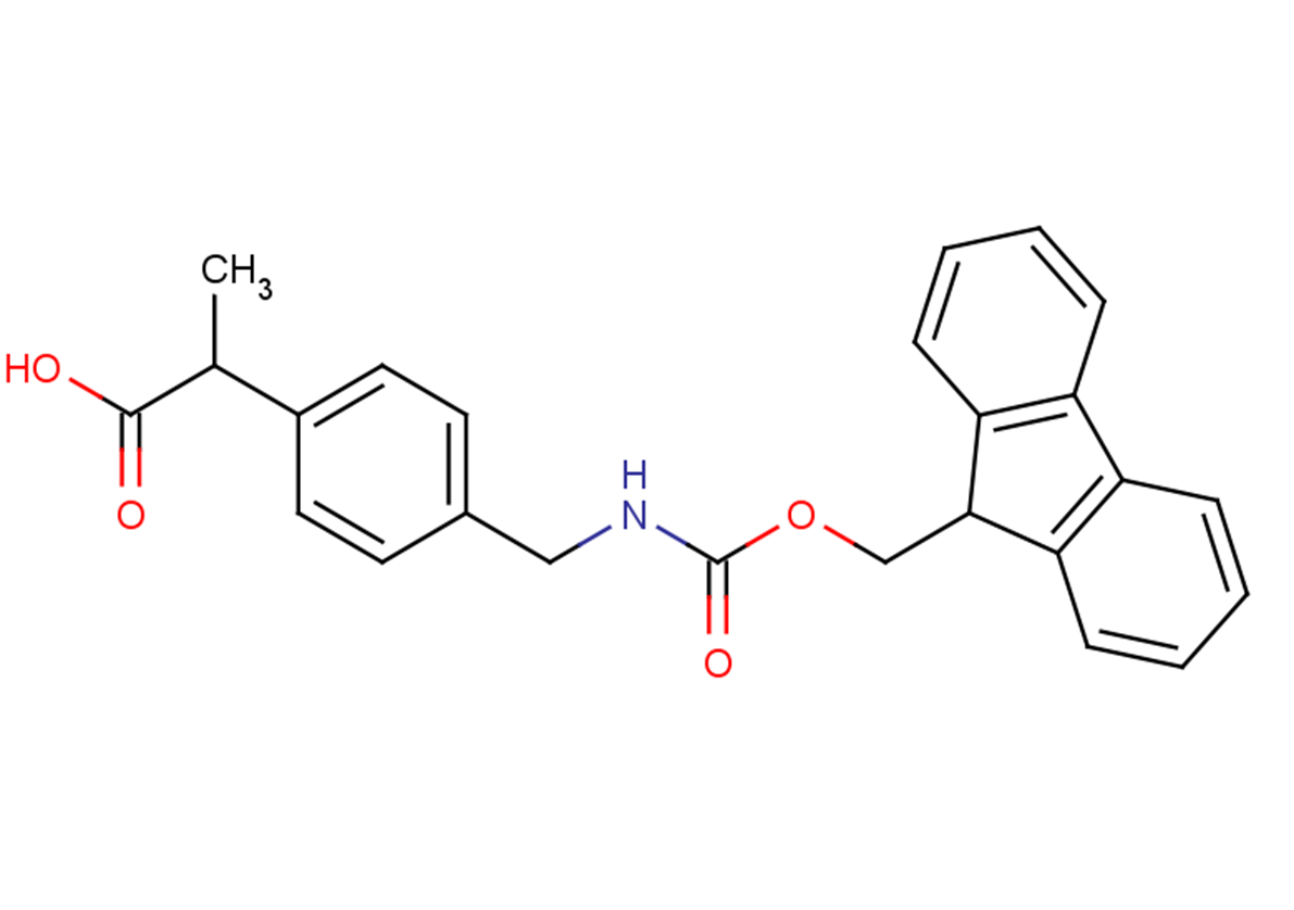 2-[4-({[(9H-fluoren-9-ylmethoxy)carbonyl]amino}methyl)phenyl]propanoic acid