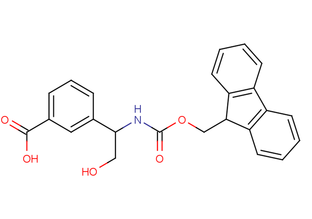 3-(1-{[(9H-fluoren-9-ylmethoxy)carbonyl]amino}-2-hydroxyethyl)benzoic acid