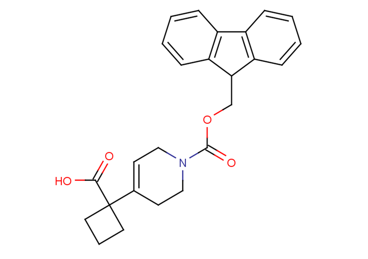 1-{1-[(9H-fluoren-9-ylmethoxy)carbonyl]-1,2,3,6-tetrahydropyridin-4-yl}cyclobutane-1-carboxylic acid