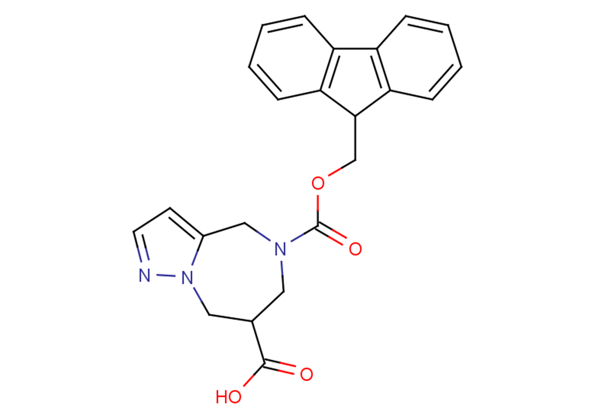 5-[(9H-fluoren-9-ylmethoxy)carbonyl]-4H,5H,6H,7H,8H-pyrazolo[1,5-a][1,4]diazepine-7-carboxylic acid