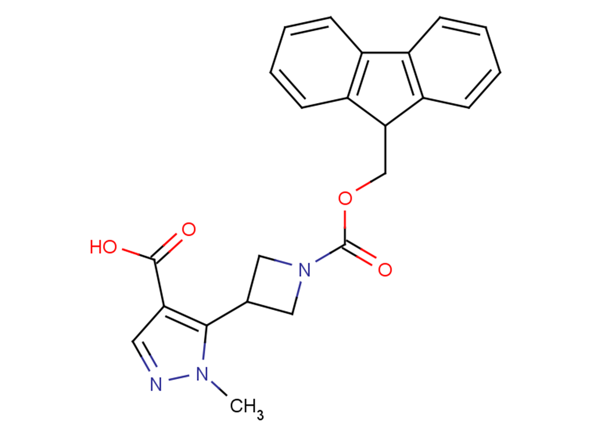 5-{1-[(9H-fluoren-9-ylmethoxy)carbonyl]azetidin-3-yl}-1-methyl-1H-pyrazole-4-carboxylic acid
