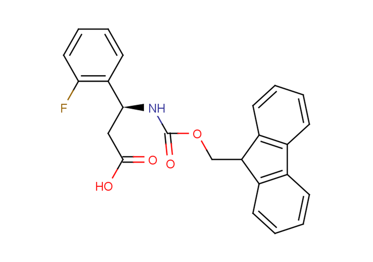 (3S)-3-{[(9H-fluoren-9-ylmethoxy)carbonyl]amino}-3-(2-fluorophenyl)propanoic acid
