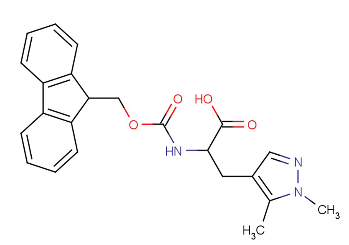 3-(1,5-dimethyl-1H-pyrazol-4-yl)-2-{[(9H-fluoren-9-ylmethoxy)carbonyl]amino}propanoic acid