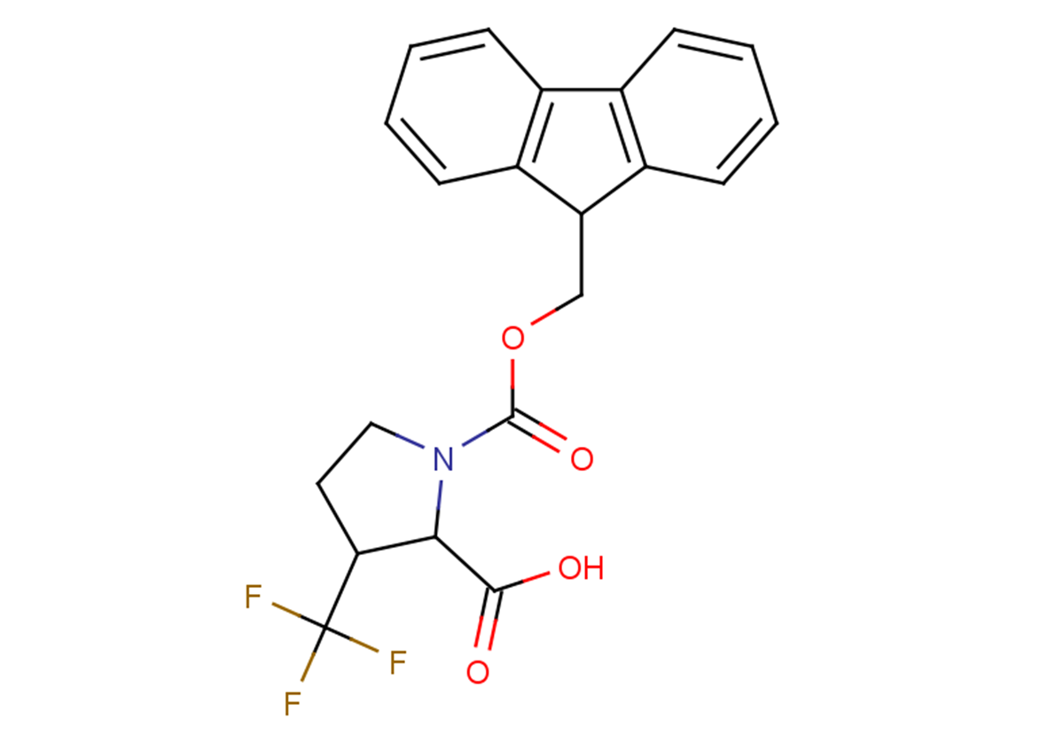 1-[(9H-fluoren-9-ylmethoxy)carbonyl]-3-(trifluoromethyl)pyrrolidine-2-carboxylic acid
