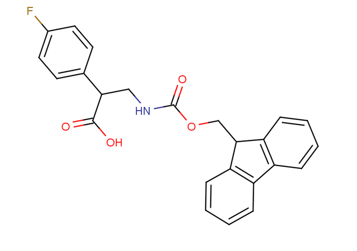3-{[(9H-fluoren-9-ylmethoxy)carbonyl]amino}-2-(4-fluorophenyl)propanoic acid