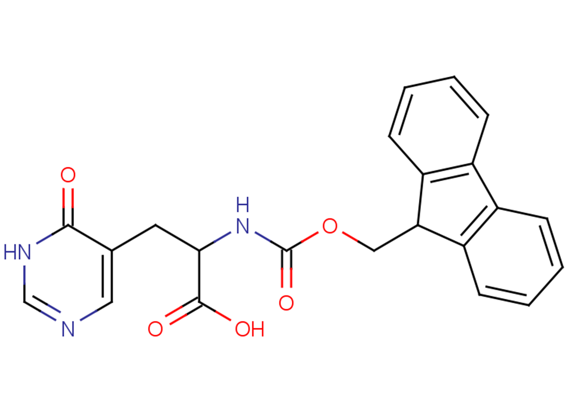 2-{[(9H-fluoren-9-ylmethoxy)carbonyl]amino}-3-(6-oxo-1,6-dihydropyrimidin-5-yl)propanoic acid