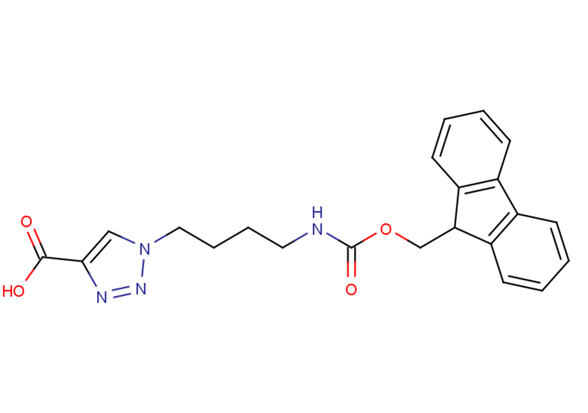 1-(4-{[(9H-fluoren-9-ylmethoxy)carbonyl]amino}butyl)-1H-1,2,3-triazole-4-carboxylic acid