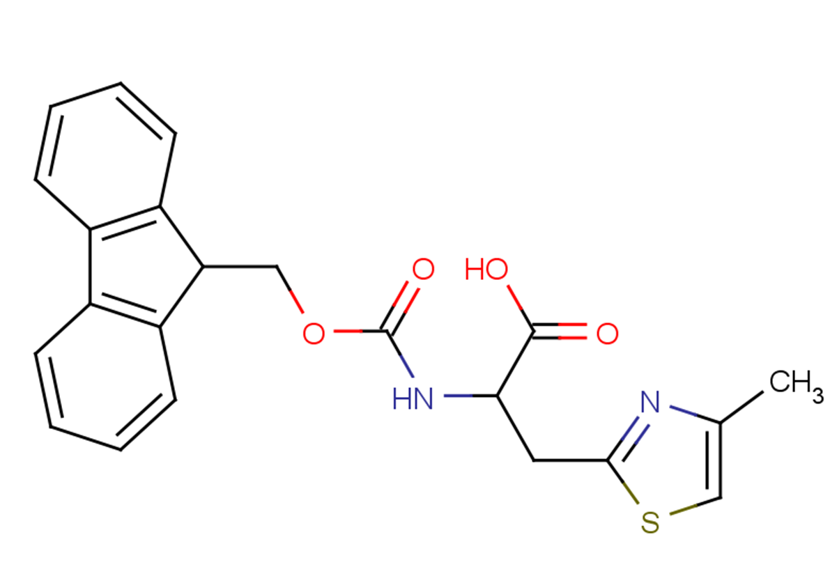 2-{[(9H-fluoren-9-ylmethoxy)carbonyl]amino}-3-(4-methyl-1,3-thiazol-2-yl)propanoic acid
