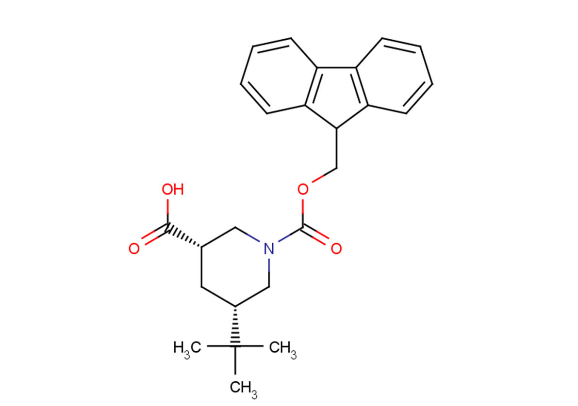 (3S,5S)-5-tert-butyl-1-[(9H-fluoren-9-ylmethoxy)carbonyl]piperidine-3-carboxylic acid