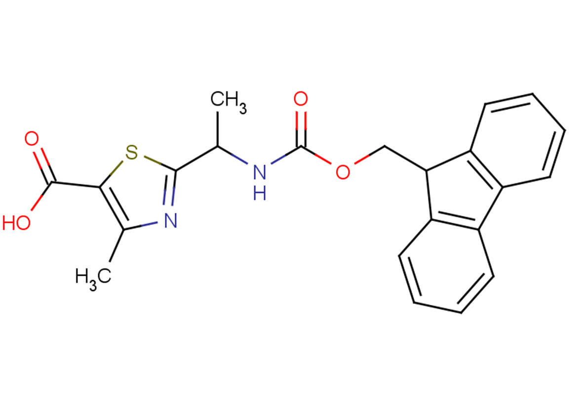 2-(1-{[(9H-fluoren-9-ylmethoxy)carbonyl]amino}ethyl)-4-methyl-1,3-thiazole-5-carboxylic acid
