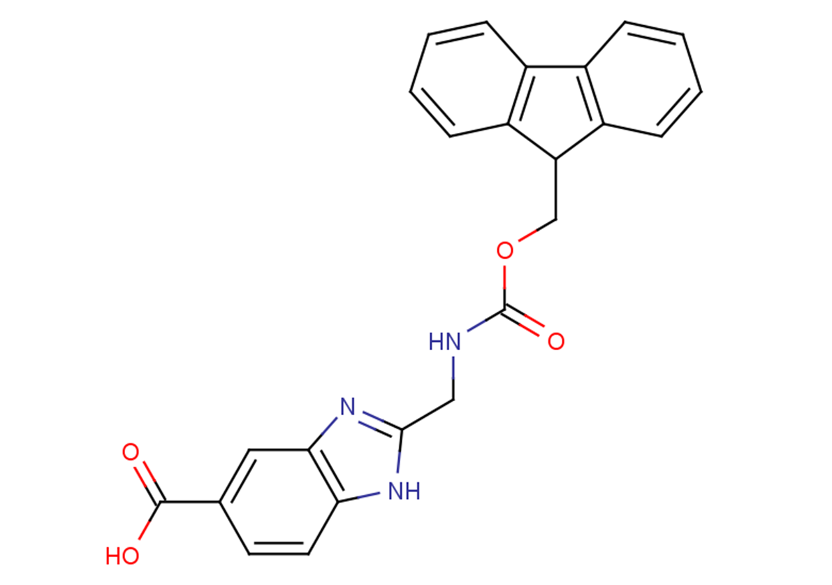 2-({[(9H-fluoren-9-ylmethoxy)carbonyl]amino}methyl)-1H-1,3-benzodiazole-5-carboxylic acid