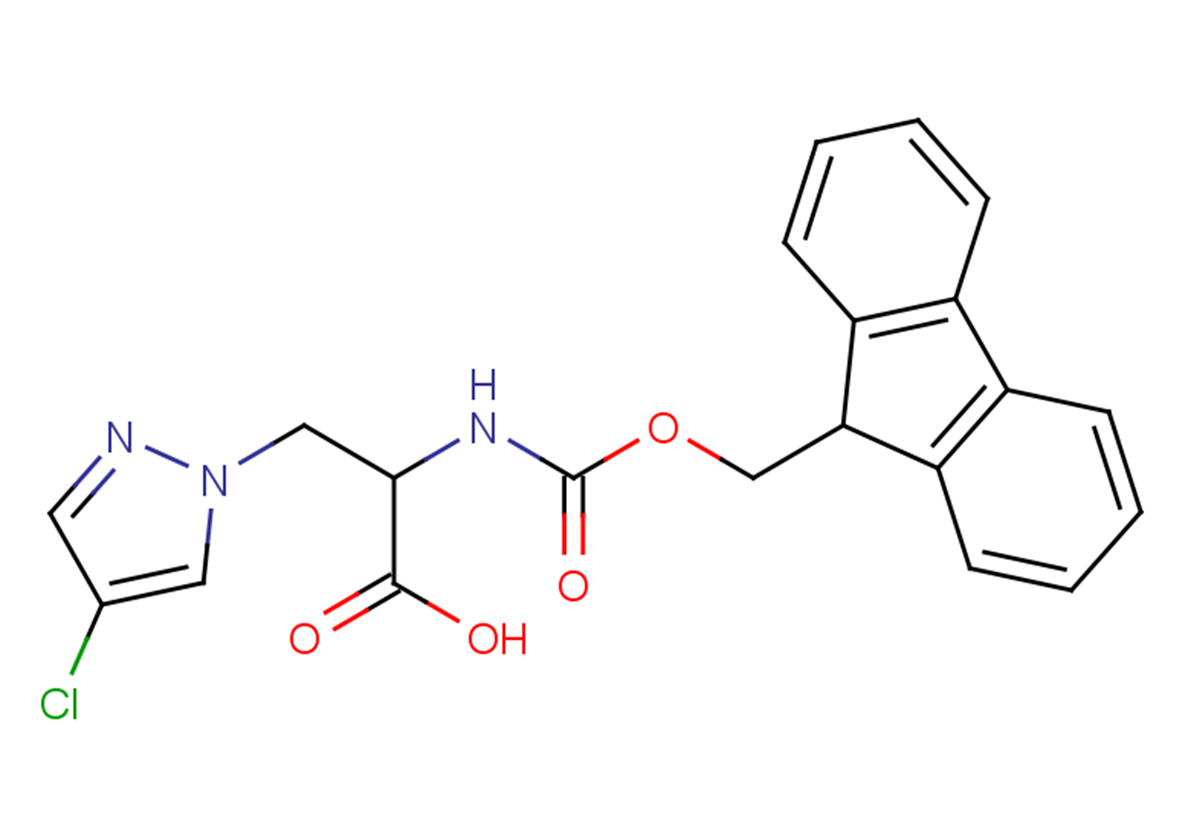 3-(4-chloro-1H-pyrazol-1-yl)-2-{[(9H-fluoren-9-ylmethoxy)carbonyl]amino}propanoic acid