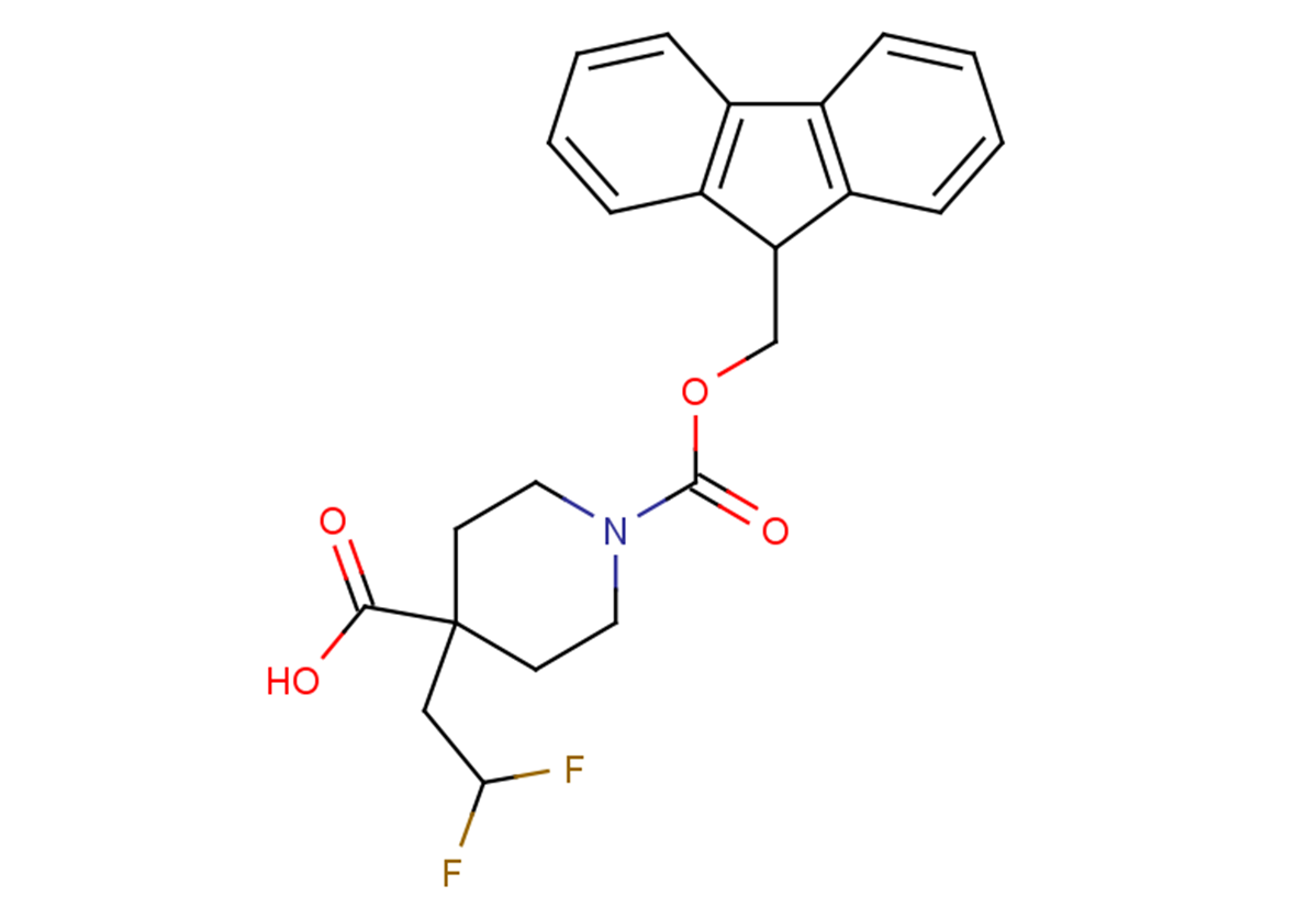 4-(2,2-difluoroethyl)-1-[(9H-fluoren-9-ylmethoxy)carbonyl]piperidine-4-carboxylic acid