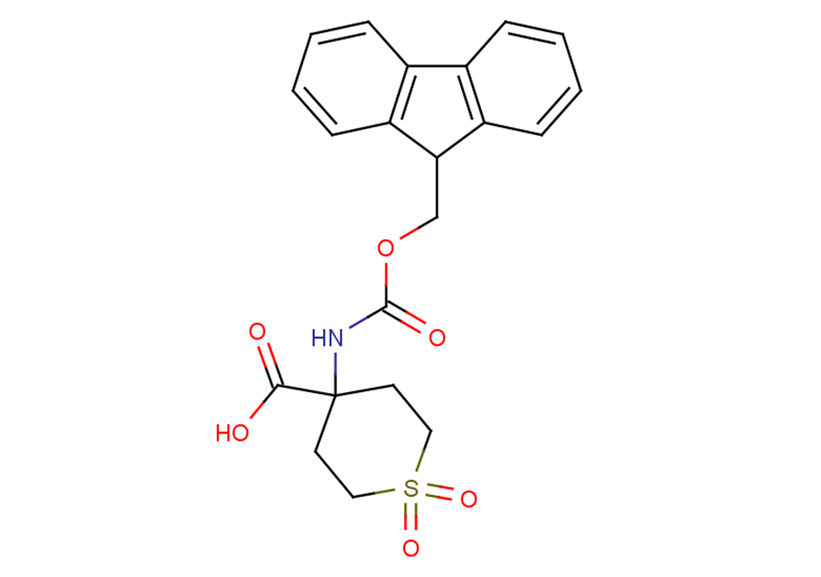 4-{[(9H-fluoren-9-ylmethoxy)carbonyl]amino}-1,1-dioxo-1$l^{6}-thiane-4-carboxylic acid