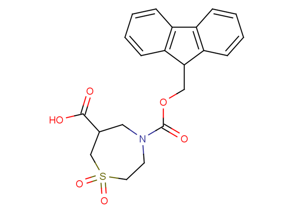 4-[(9H-fluoren-9-ylmethoxy)carbonyl]-1,1-dioxo-1$l^{6},4-thiazepane-6-carboxylic acid