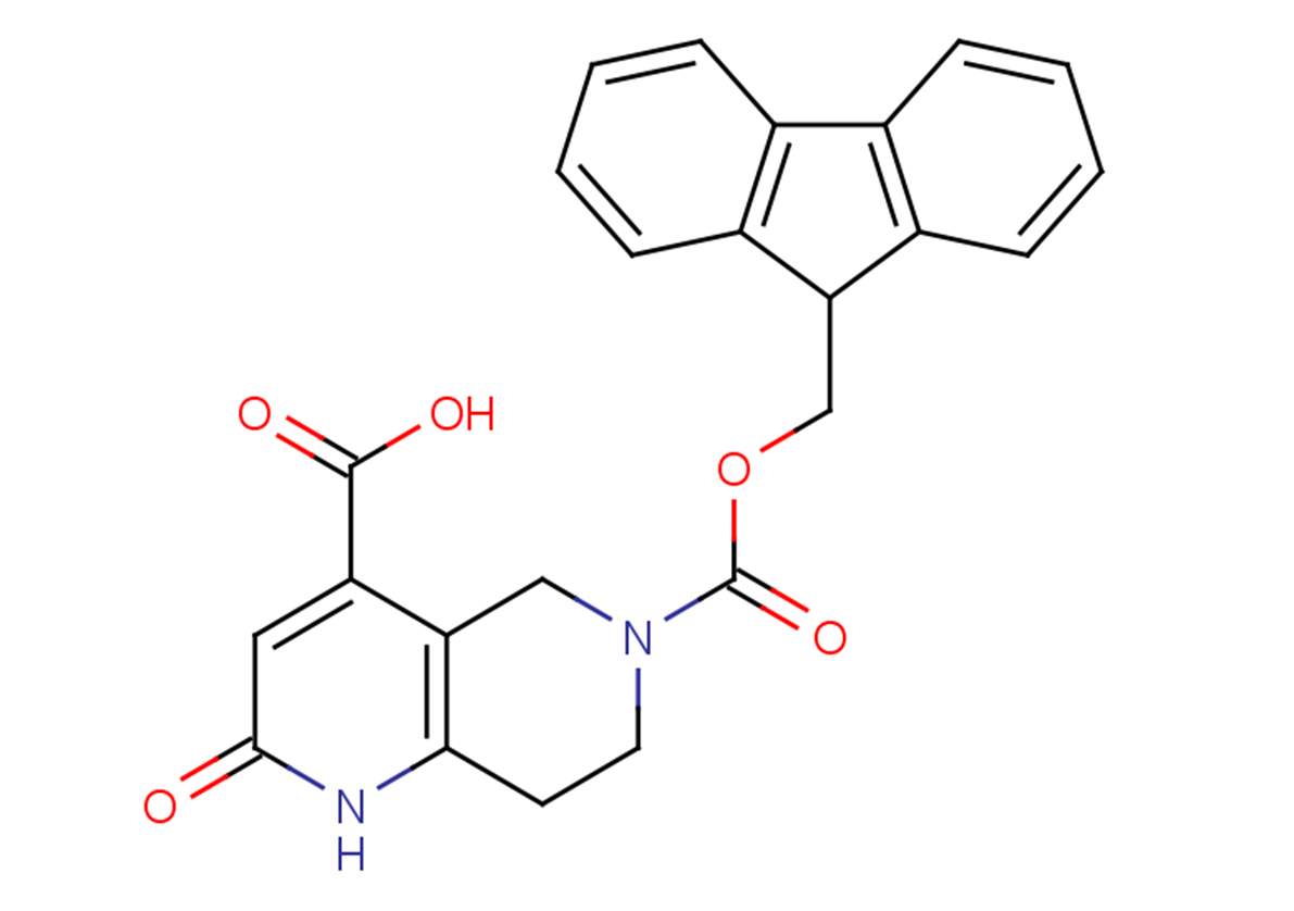 6-[(9H-fluoren-9-ylmethoxy)carbonyl]-2-oxo-1,2,5,6,7,8-hexahydro-1,6-naphthyridine-4-carboxylic acid