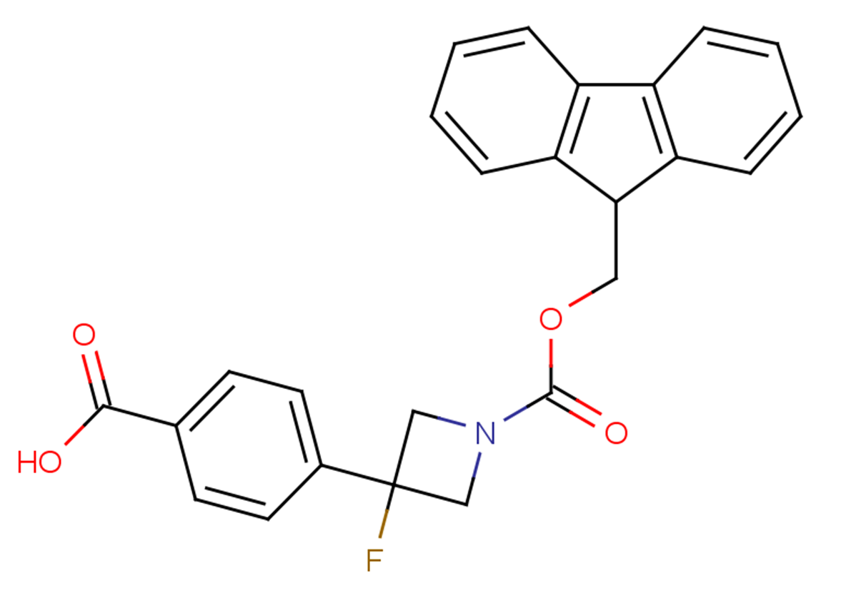 4-{1-[(9H-fluoren-9-ylmethoxy)carbonyl]-3-fluoroazetidin-3-yl}benzoic acid