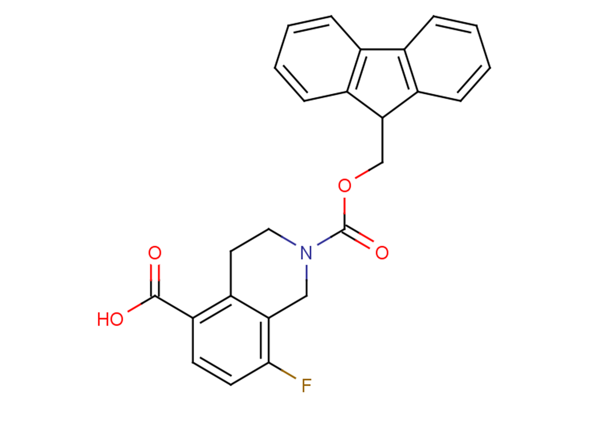 2-[(9H-fluoren-9-ylmethoxy)carbonyl]-8-fluoro-1,2,3,4-tetrahydroisoquinoline-5-carboxylic acid