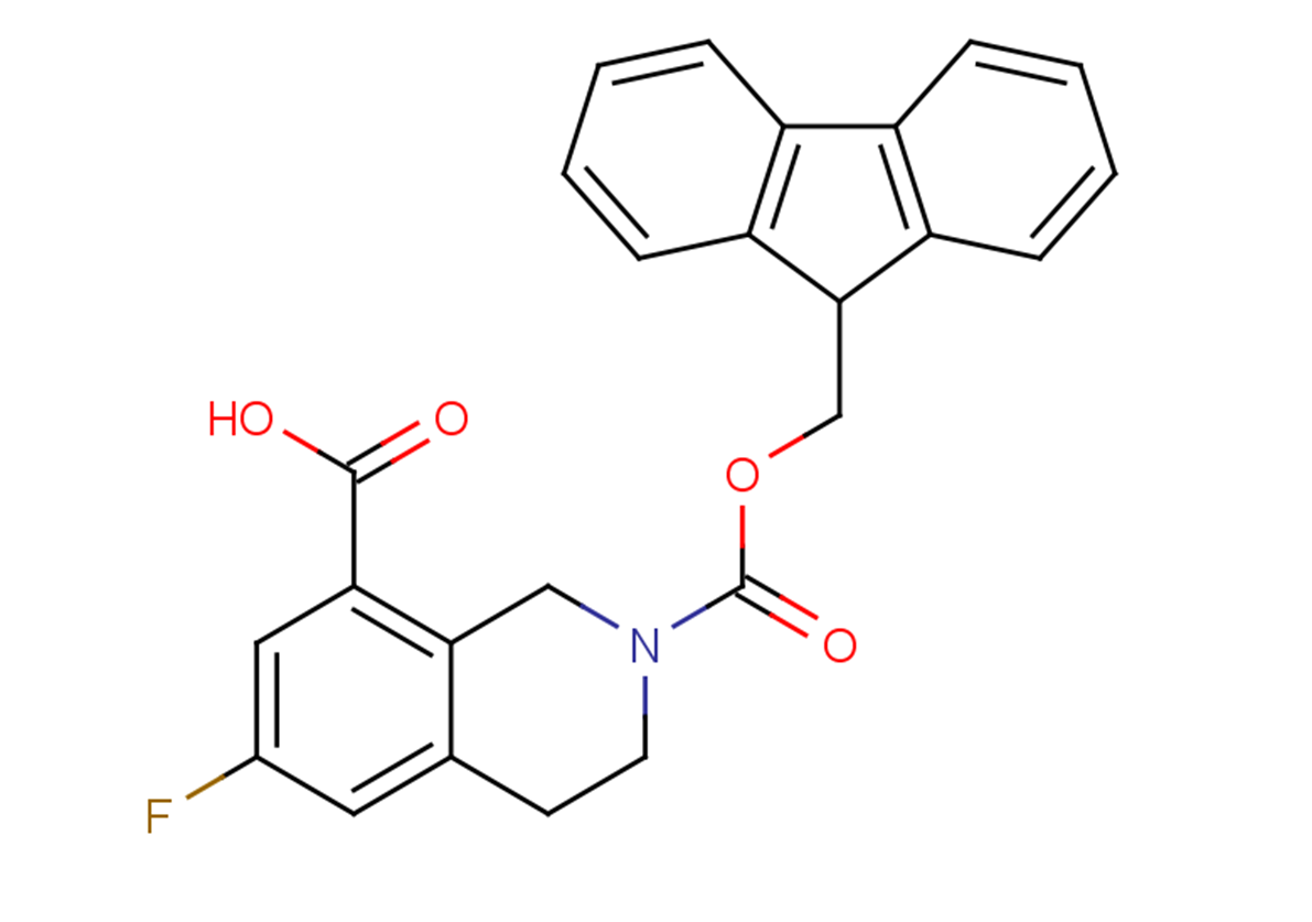 2-[(9H-fluoren-9-ylmethoxy)carbonyl]-6-fluoro-1,2,3,4-tetrahydroisoquinoline-8-carboxylic acid