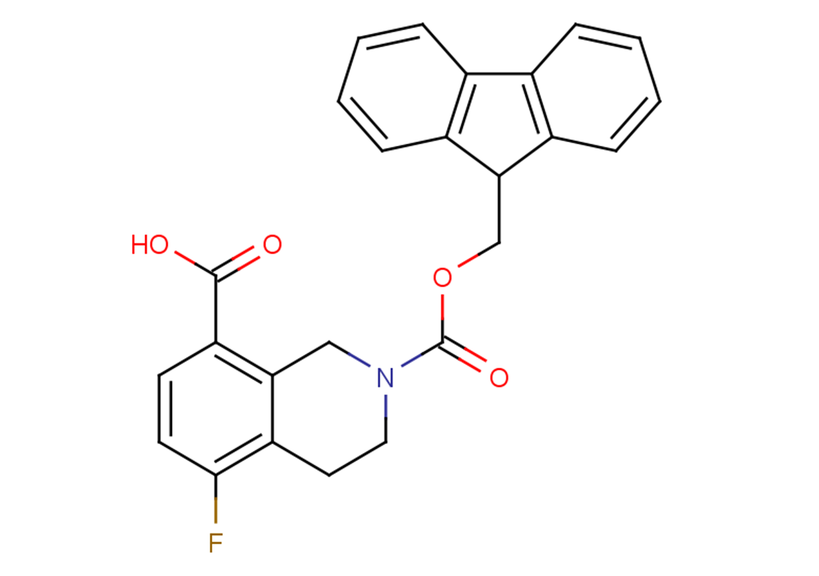 2-[(9H-fluoren-9-ylmethoxy)carbonyl]-5-fluoro-1,2,3,4-tetrahydroisoquinoline-8-carboxylic acid