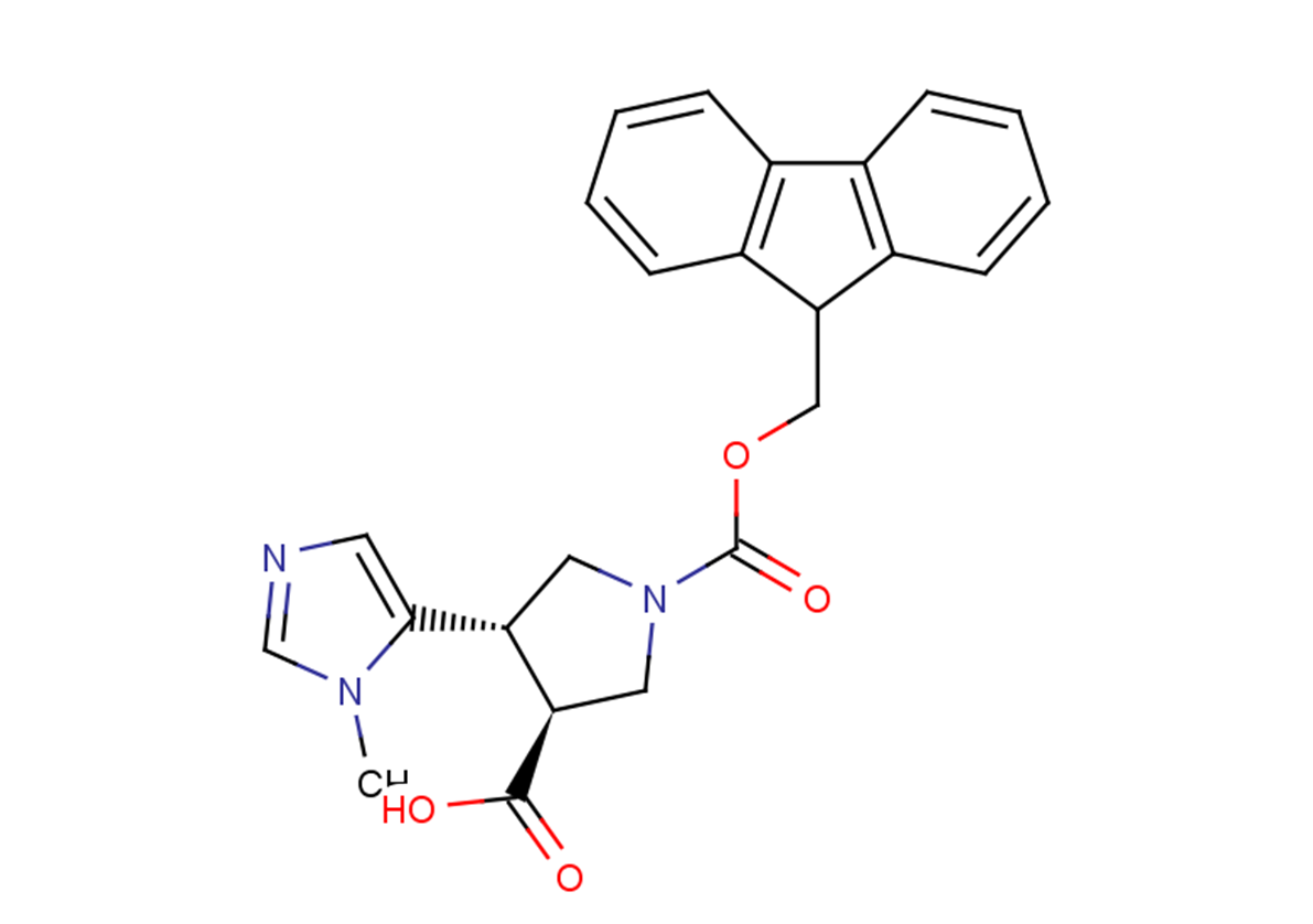 (3S,4S)-1-[(9H-fluoren-9-ylmethoxy)carbonyl]-4-(1-methyl-1H-imidazol-5-yl)pyrrolidine-3-carboxylic acid