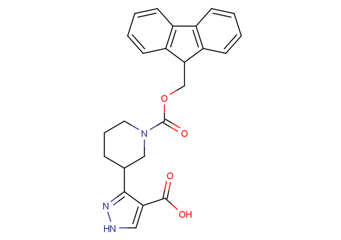 3-{1-[(9H-fluoren-9-ylmethoxy)carbonyl]piperidin-3-yl}-1H-pyrazole-4-carboxylic acid