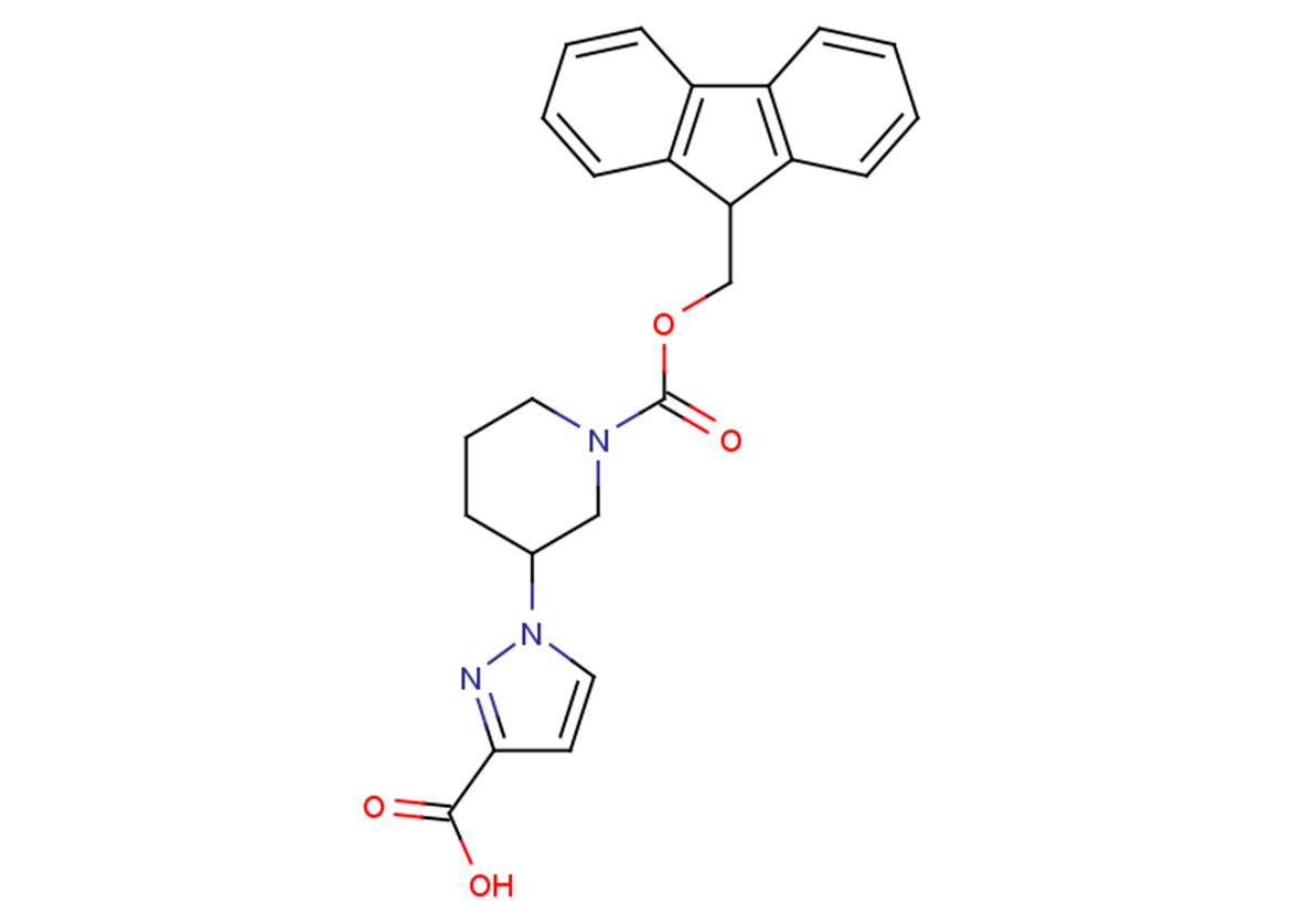 1-{1-[(9H-fluoren-9-ylmethoxy)carbonyl]piperidin-3-yl}-1H-pyrazole-3-carboxylic acid