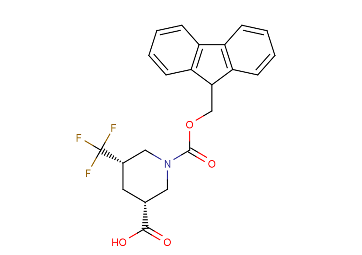 (3R,5S)-1-[(9H-fluoren-9-ylmethoxy)carbonyl]-5-(trifluoromethyl)piperidine-3-carboxylic acid