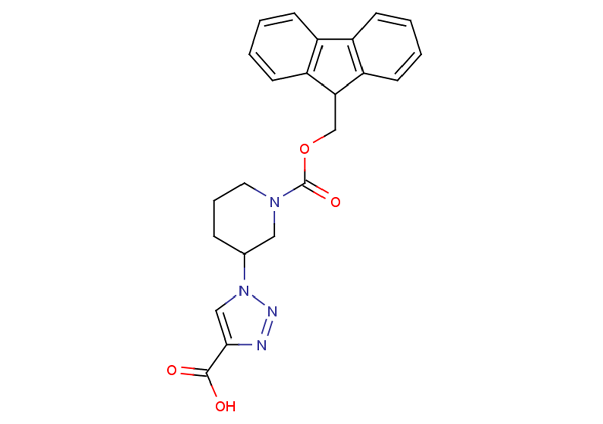 1-{1-[(9H-fluoren-9-ylmethoxy)carbonyl]piperidin-3-yl}-1H-1,2,3-triazole-4-carboxylic acid