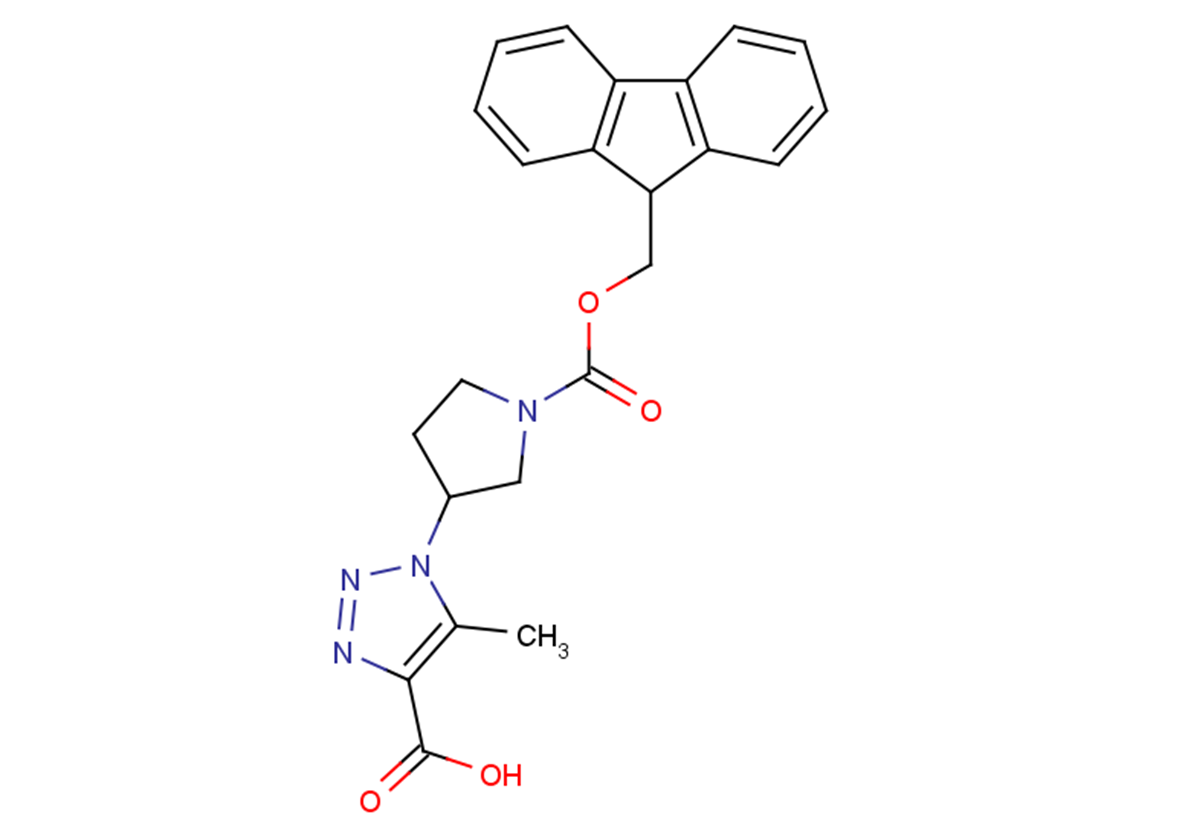 1-{1-[(9H-fluoren-9-ylmethoxy)carbonyl]pyrrolidin-3-yl}-5-methyl-1H-1,2,3-triazole-4-carboxylic acid