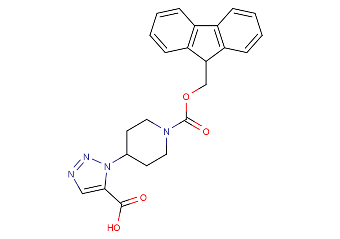 1-{1-[(9H-fluoren-9-ylmethoxy)carbonyl]piperidin-4-yl}-1H-1,2,3-triazole-5-carboxylic acid