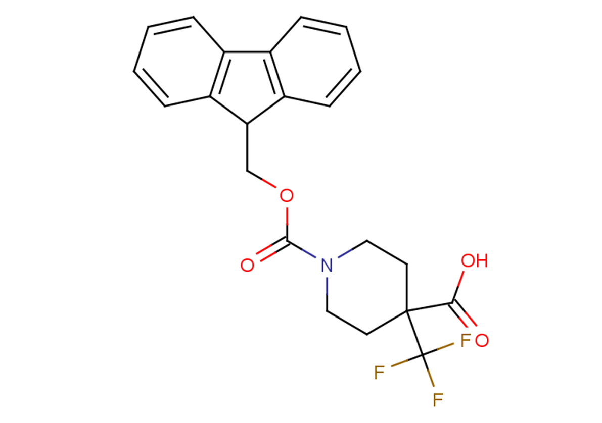 1-[(9H-fluoren-9-ylmethoxy)carbonyl]-4-(trifluoromethyl)piperidine-4-carboxylic acid