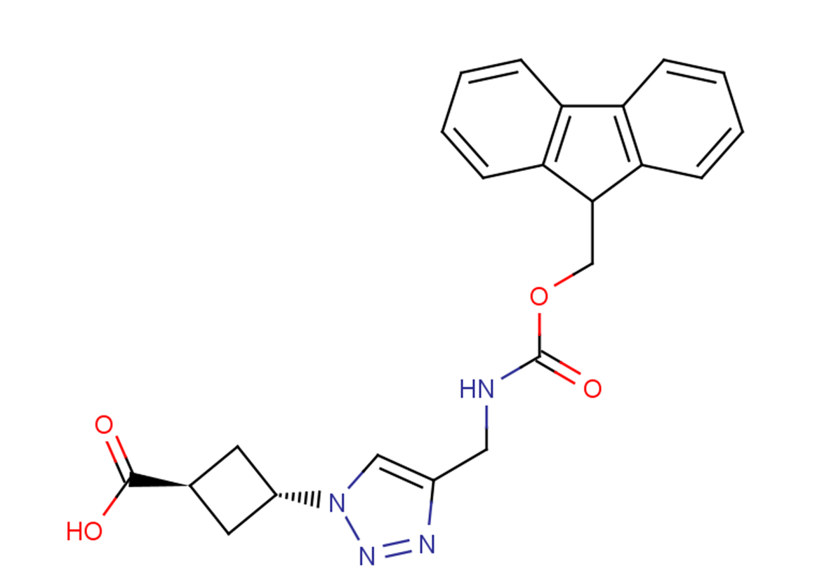 3-[4-({[(9H-fluoren-9-ylmethoxy)carbonyl]amino}methyl)-1H-1,2,3-triazol-1-yl]cyclobutane-1-carboxylic acid