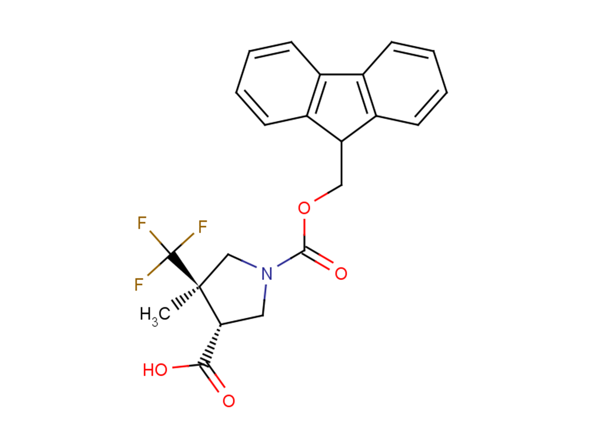 (3R,4R)-1-[(9H-fluoren-9-ylmethoxy)carbonyl]-4-methyl-4-(trifluoromethyl)pyrrolidine-3-carboxylic acid